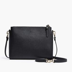 Lo & Sons The Pearl in Black Saffiano Leather